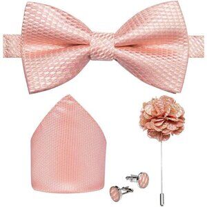 Pre-Tied Bow Ties for Men Blush Pink